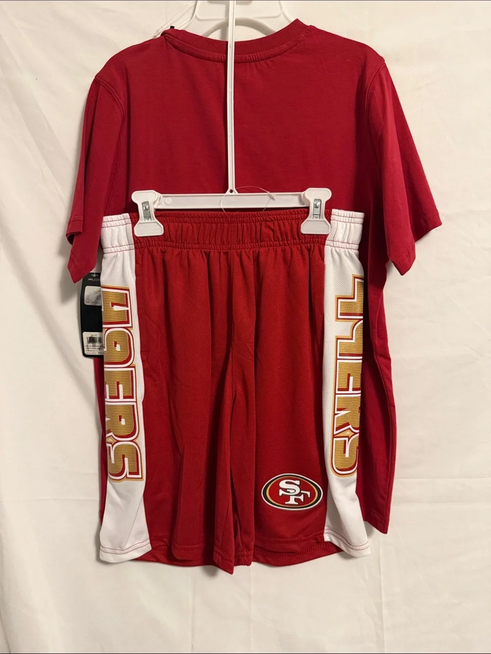 Nike Kids San Francisco 49ers Red Gold Graphic Tee Set - Picture 2 of 3